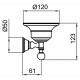 Мыльница Webert Karenina KA500101015 12 cм, хром