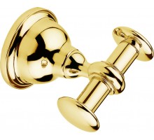 Крючок двойной Webert Ottocento (Armony) AM500401010 для полотенец, золото
