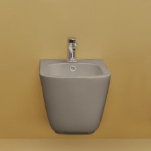 Биде подвесное Kerasan Tribeca c креплением WB9N, цвет nocciola фундук, 512581