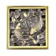 Душевой трап Bronze de Luxe, горизонтальный выход, с дизайн-решеткой Рыбы, бронза, 21980-56