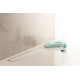 Душевой лоток Pestan Confluo Premium With White Glass Line 850, решетка белое закаленное стекло-сталь 13000285