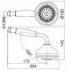 Ручной душ Migliore Ricambi ML.RIC-33.112.BR - бронза