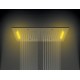 Верхний душ Daniel с светодиодной подсветкой, хром, A579RLE17040NC