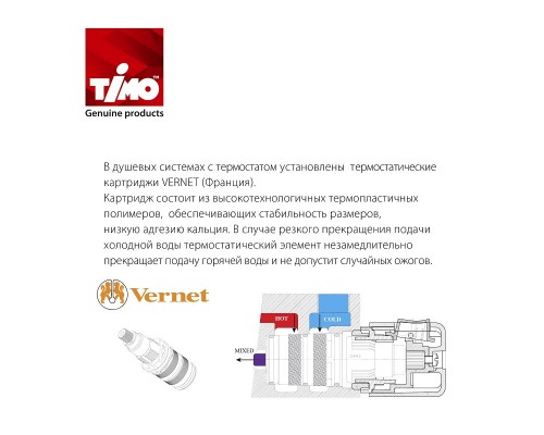 Душевая система Timo Petruma термостатическая, цвет черный, SX-5329/03SM