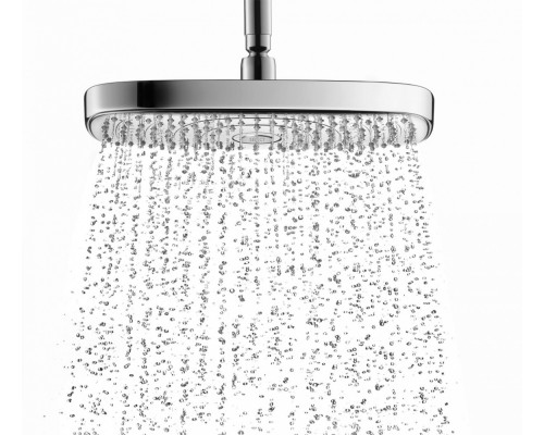 Верхний душ Hansgrohe Raindance Select E 300 2jet с потолочным подсоединением 27384000, хром