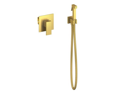 Гигиенический душ Timo Selene, со смесителем, золото матовое, 2089/17SM