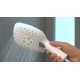 Ручной душ Hansgrohe Raindance Select E 150 3jet EcoSmart 9 л/мин, 3 режима струи, хром/белый