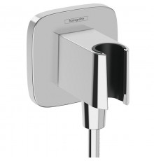 Шланговое подключение Hansgrohe Fixfit Q с держателем, хром, 26887000