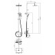 Душевая система Rossinka для ванны, хром, RS46-46