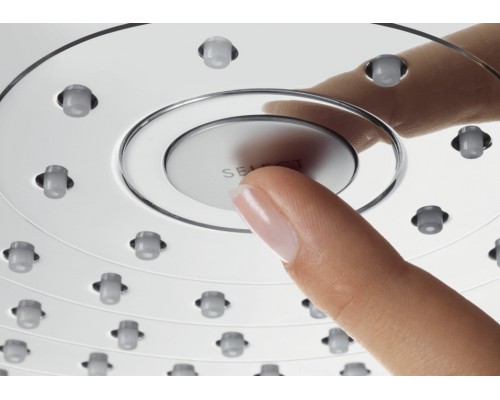 Верхний душ Hansgrohe Croma Select EcoSelect, 18,7х18,7 см, 2 режима струи, без держателя, цвет хром (26523000)