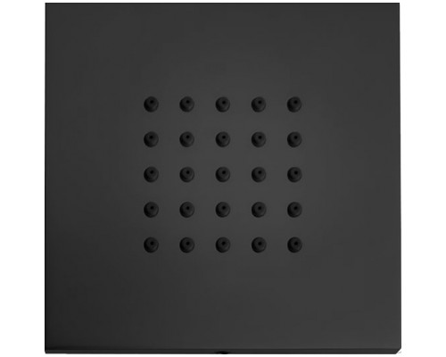 Форсунка настенная Bossini Cubic, гидромассажная, цвет черный матовый, I00176.073