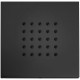 Форсунка настенная Bossini Cubic, гидромассажная, цвет черный матовый, I00176.073