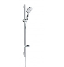 Душевой гарнитур Hansgrohe Raindance Select E 120 EcoSmart /Unica'S Puro 26623400, корпус хром, лицевая часть белая