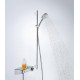 Душевой гарнитур Hansgrohe Raindance Select E 120 EcoSmart /Unica'S Puro 26623400, корпус хром, лицевая часть белая