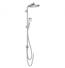 Душевой гарнитур Hansgrohe Crometta S 240 1jet Showerpipe Rеno 27270000 с верхним душем