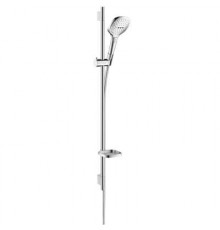 Душевой гарнитур Hansgrohe Raindance Select E 26621000 120, 90 см, 3 режима струи, корпус хром, лицевая часть хром