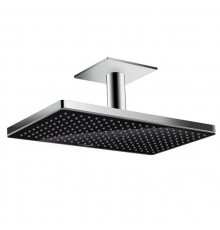 Верхний душ Hansgrohe Rainmaker Select, 460 x 270 мм, 1 режим струи, с держателем 24002600, черный/хром