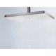 Верхний душ Hansgrohe Rainmaker Select, 460 x 270 мм, 1 режим струи, с держателем 24002600, черный/хром