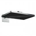 Верхний душ Hansgrohe Rainmaker Select, 460 x 300 мм, 3 режима струи, с держателем 24007600, черный/хром Верхний душ Hansgrohe Rainmaker Select, 460 x 300 мм, 3 режима струи, с держателем 24007600, черный/хром