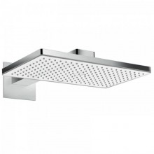 Верхний душ Hansgrohe Rainmaker Select 24003400, 460 x 270 мм, 1 режим струи, с держателем, белый/хром