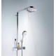 Душевая система Hansgrohe Raindance Select E 300 3jet 27127400 Showerpipe термостатическая, белый/хром