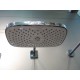 Верхний душ Hansgrohe Select 27385400, 30х16 см, 2 режима струи, с держателем, белый/хром