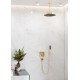 Ручной душ Hansgrohe Rainfinity 100 26867990, EcoSmart 1 тип струи, золото