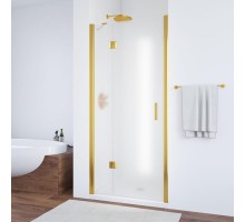 Душевая дверь одностворчатая Vegas Glass AFP,  цвет профиля - золотой, стекло - сатин, AFP 0120 09 10
