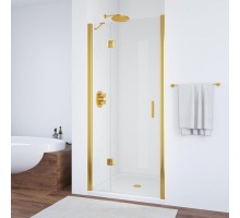 Душевая дверь одностворчатая Vegas Glass  AFP,  цвет профиля - золотой, стекло - прозрачное, AFP 0120 09 01