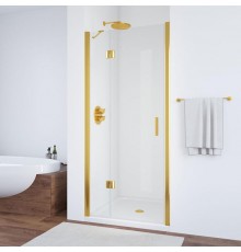 Душевая дверь одностворчатая Vegas Glass  AFP,  цвет профиля - золотой, стекло - прозрачное, AFP 0120 09 01