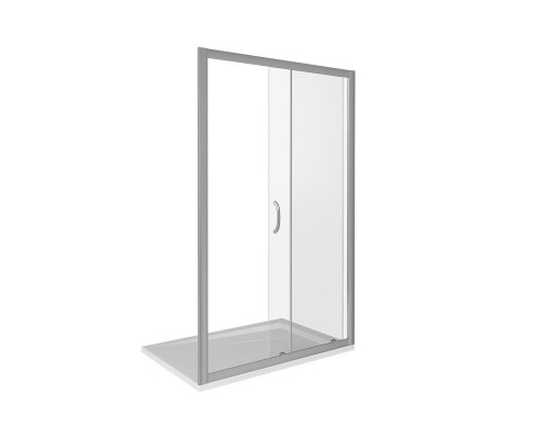 Душевая дверь в нишу Good Door Infinity WTW-130-C-CH, 130 х 185 см, стекло прозрачное, хром, ИН00028