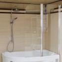 Шторка на ванну Радомир 2 секций, 103 x 140 см, 1-08-2-0-0-1350