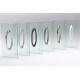 Душевая дверь распашная двустворчатая Vegas Glass  Glass E2P 0085 07 01, цвет профиля - матовый хром, стекло - прозрачное, 85*190 см