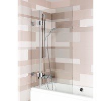 Шторка для ванны Riho VZ Scandic NXT X109V, 85x150 см, цвет профиля хром, стекло прозрачное, левая/правая