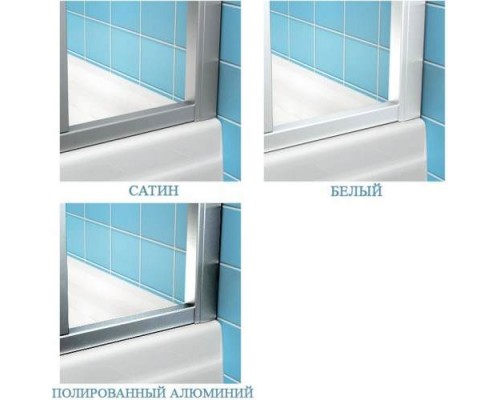 Дверь душевая Ravak Matrix MSD2-100, левая/правая, профиль блестящий, витраж транспарент, 0WLA0C00Z1/0WPA0C00Z1