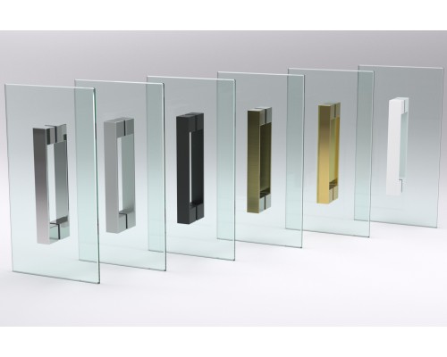 Душевая дверь раздвижная, двухстворчатая Vegas Glass Z2P 220, с двумя неподвижными сегментами, 220*190 см