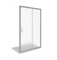 Душевая дверь в нишу Good Door Infinity WTW-120-G-CH, 120 х 185 см, стекло матовое Грейп, хром, ИН00027