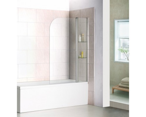 Шторка на ванну  Good Door Screen H-80-C-CH 80 x 140 см, ПД00083, стекло прозрачное