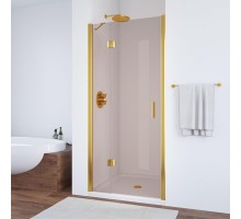 Душевая дверь одностворчатая Vegas Glass  AFP,  цвет профиля - золотой, стекло - бронза, AFP 0120 09 05
