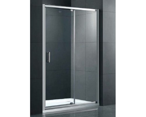 Душевая дверь Gemy Sunny Bay, 120 х 190 см, распашная, стекло прозрачное, профиль хром, S28191B