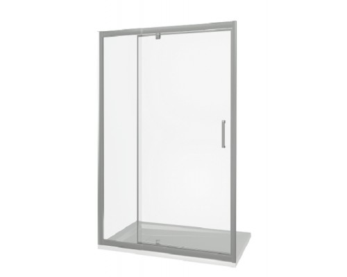 Душевая дверь в нишу Good Door Orion WTW - PD -100-C-CH, 100 х 185 см, стекло прозрачное, хром, ОР00016