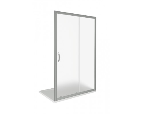 Душевая дверь в нишу Good Door Infinity WTW-140-G-CH, 140 х 185 см, стекло матовое Грейп, хром, ИН00032