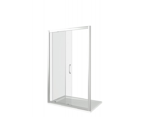 Душевая дверь Good Door Neo  WTW-140-C-CH 140 х 185 см, НЕ00007, стекло прозрачное, профиль хром