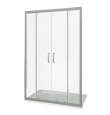 Душевая дверь в нишу Good Door Infinity WTW-TD-150-C-CH, 150 х 185 см, стекло прозрачное, хром, ИН00034
