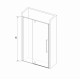 Душевая дверь RGW SV-03 06320309-11 90 х 200 см распашная, стекло прозрачное, хром