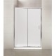 Душевая дверь в нишу BelBagno UNO, 145 х 185 см, стекло прозрачное/матово/рифлёное, профиль хром