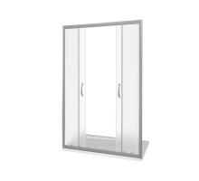 Душевая дверь в нишу Good Door Infinity WTW-TD-150-G-CH 150 х 185 см, стекло матовое Грейп, хром, ИН00035