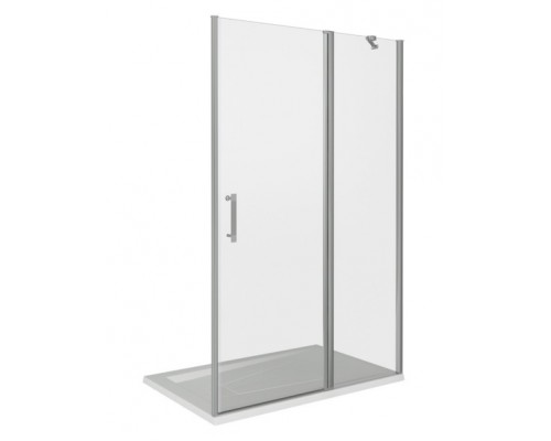 Душевая дверь в нишу Good Door Mokka WTW-120-C-WE, 120 х 185 см, стекло прозрачное, белый, МК00006