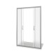 Душевая дверь в нишу Good Door Infinity WTW-TD-170-G-CH, 170 х 185 см, стекло матовое Грейп, хром, ИН00038