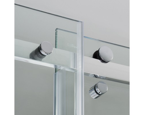 Душевая дверь в нишу WasserKRAFT Vils 56R, 110 х 200 см, профиль серебристый, стекло прозрачное, 56R13